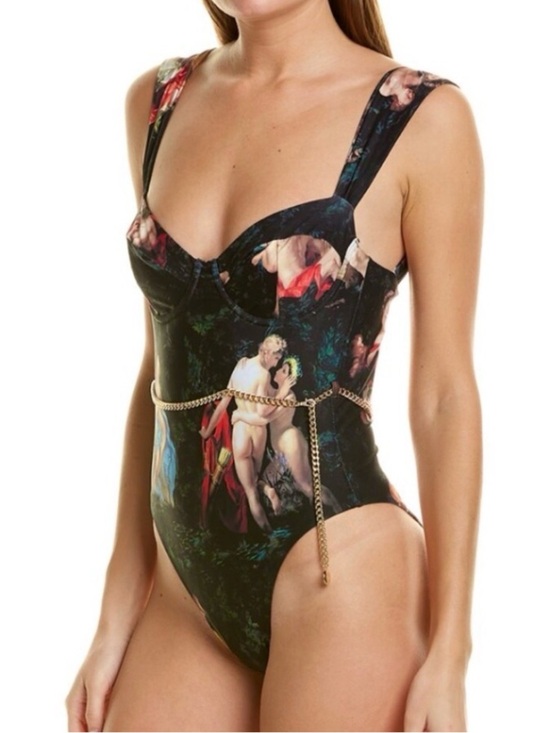 WeWoreWhat Other - WeWoreWhat Painted Angels Vintage Danielle One-Piece Swimsuit — Size Small
